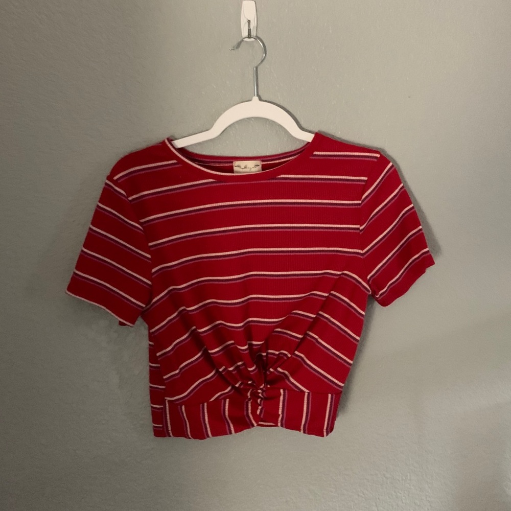 tied crop top